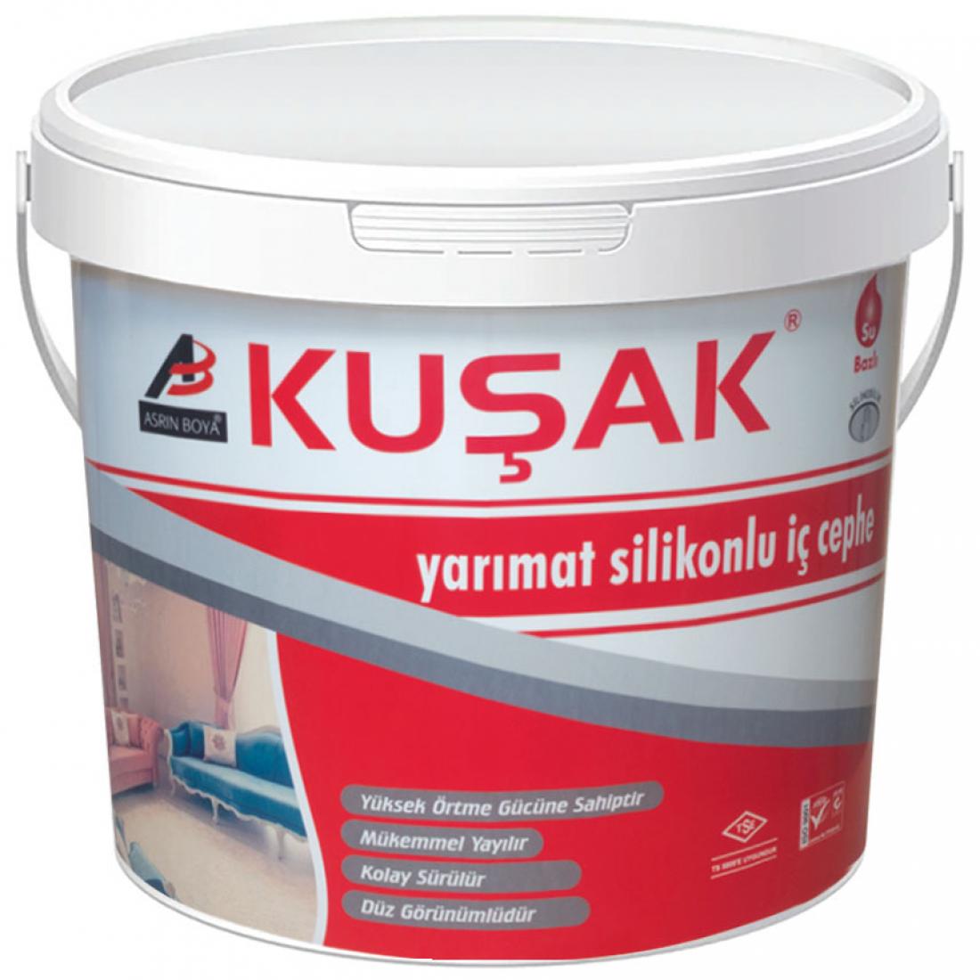 Kuşak Yarımat Silikonlu İç Cephe Boyası